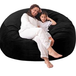 Chigmig Giant Bean Bag Chair – Foam Filled, Micro Suede Cover