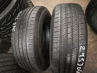 2 Tires 245.70.16 Lionhart 90 % Tread Dot 1924
