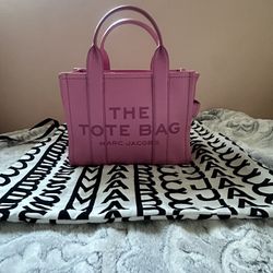Marc Jacobs Pink Leather Tote Bag