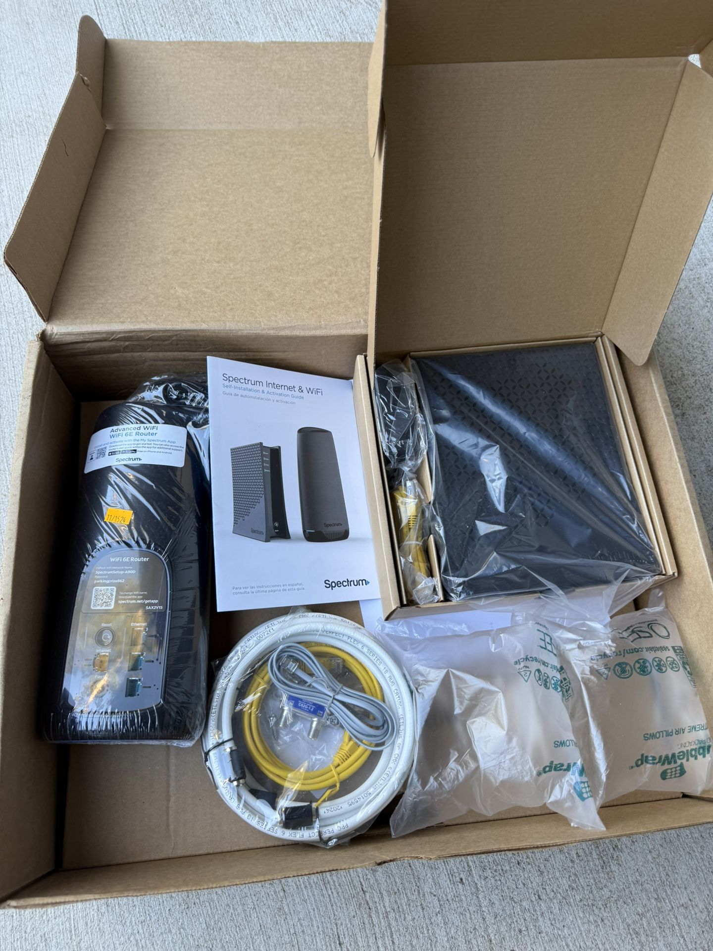 NEW1-Spectrum Wireless Router 1--Spectrum Cable Modem