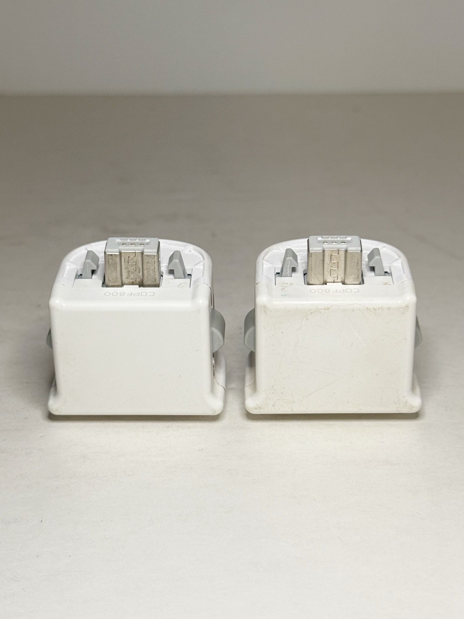 Used Lot of 2 Genuine Nintendo Wii Motion Plus Adapter OEM MotionPlus RVL-026