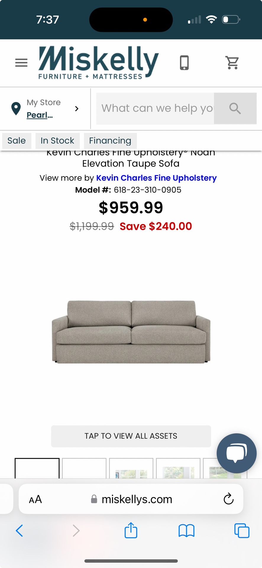 Couch With Pillows