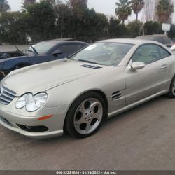 Parts are available  from 2 0 0 5 Mercedes-Benz S L 5 0 0 