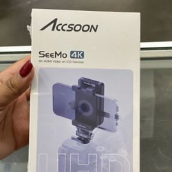 Accsoon SeeMo 4K HDMI Smartphone Adapter For Iphone