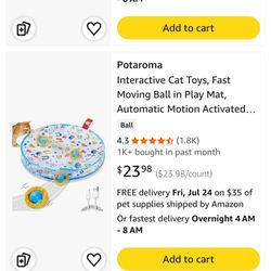 Interactive Cat Toy Play Mat