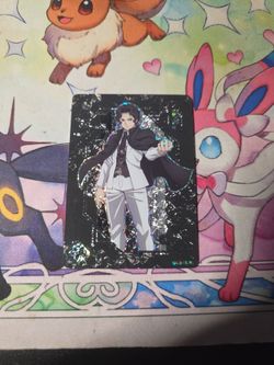 Anime Character Holographic Trading Card