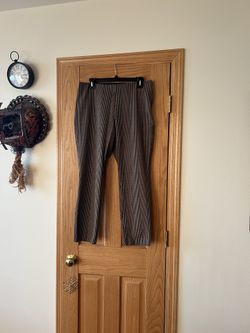 A New Day Plaid Stretch Slacks