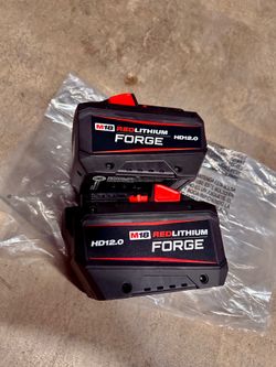 (2) Milwaukee M18 FORGE 12.0 Batteries