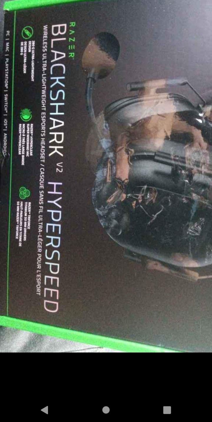 Black shark V2 Hyperspeed, Headset , Mic , Bluetooth Headset, PS4 PS5 , Xbox , PC , Computer Nintendo Switch