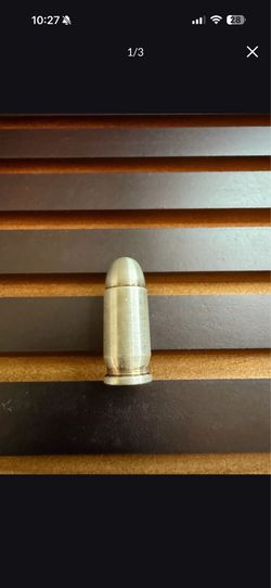 1 Troy Oz .999 silver .45 ACP replica