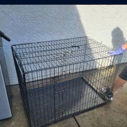 Large Collapsible Dog Crate 4 Feet Long By 3 Feet Wide 