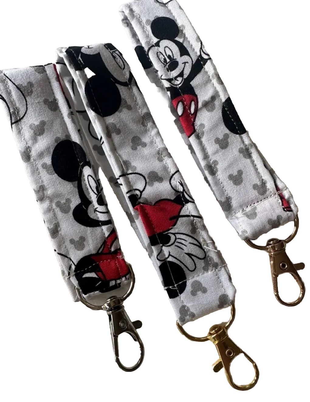 Lot Of 3 Mickey Mouse Keychain Bag Clips 