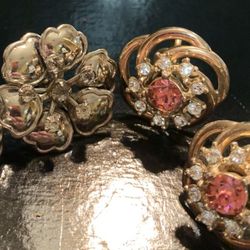 Flower And Swirl Earrings