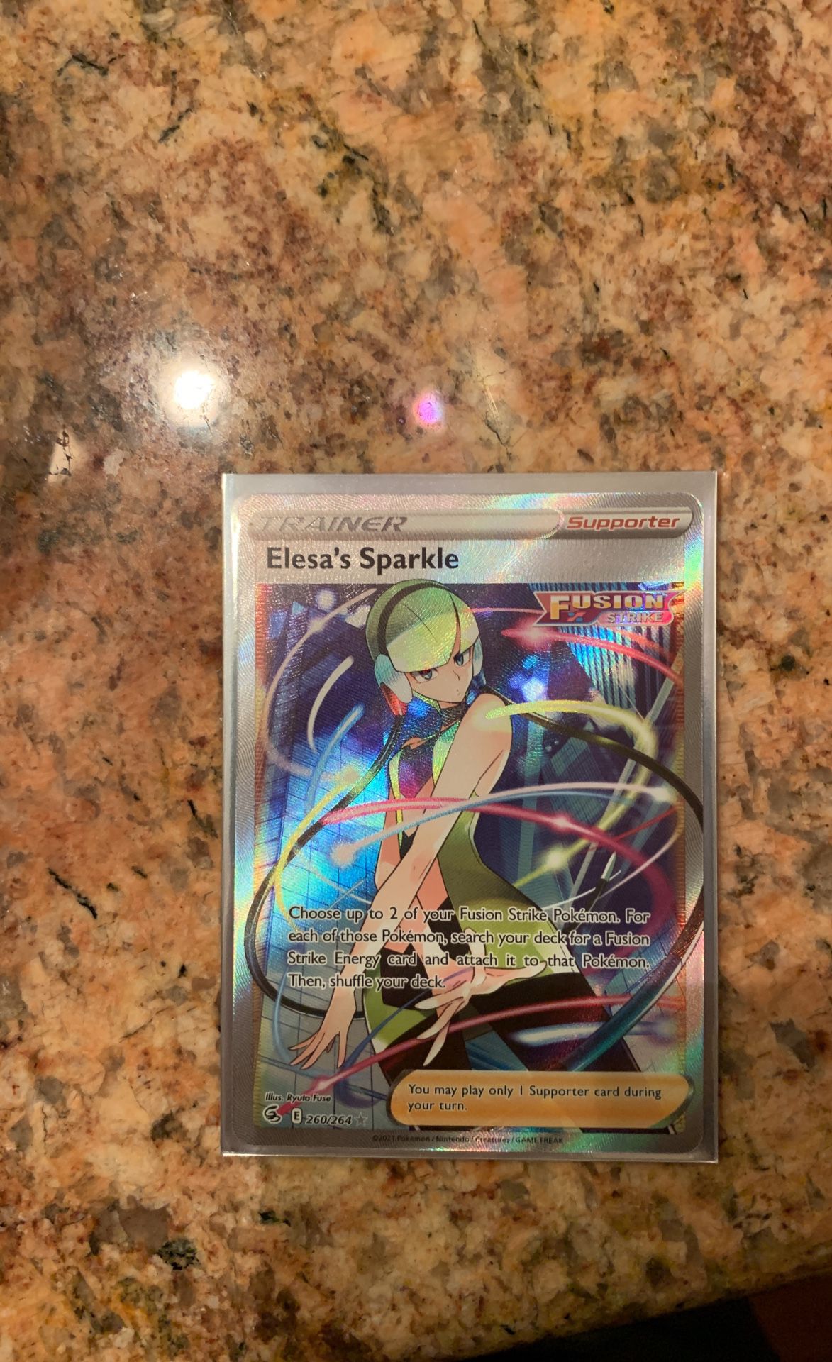 Elesa’s Sparkle Trainer Pokemon Card