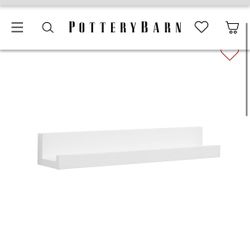 Pottery Barn Holman  Floating Ledge, New!