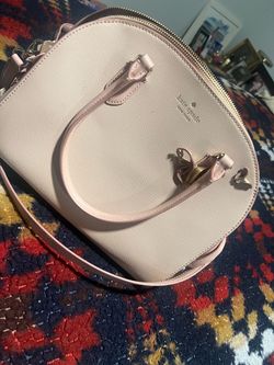 Kate Spade Pink Saffiano Leather Satchel