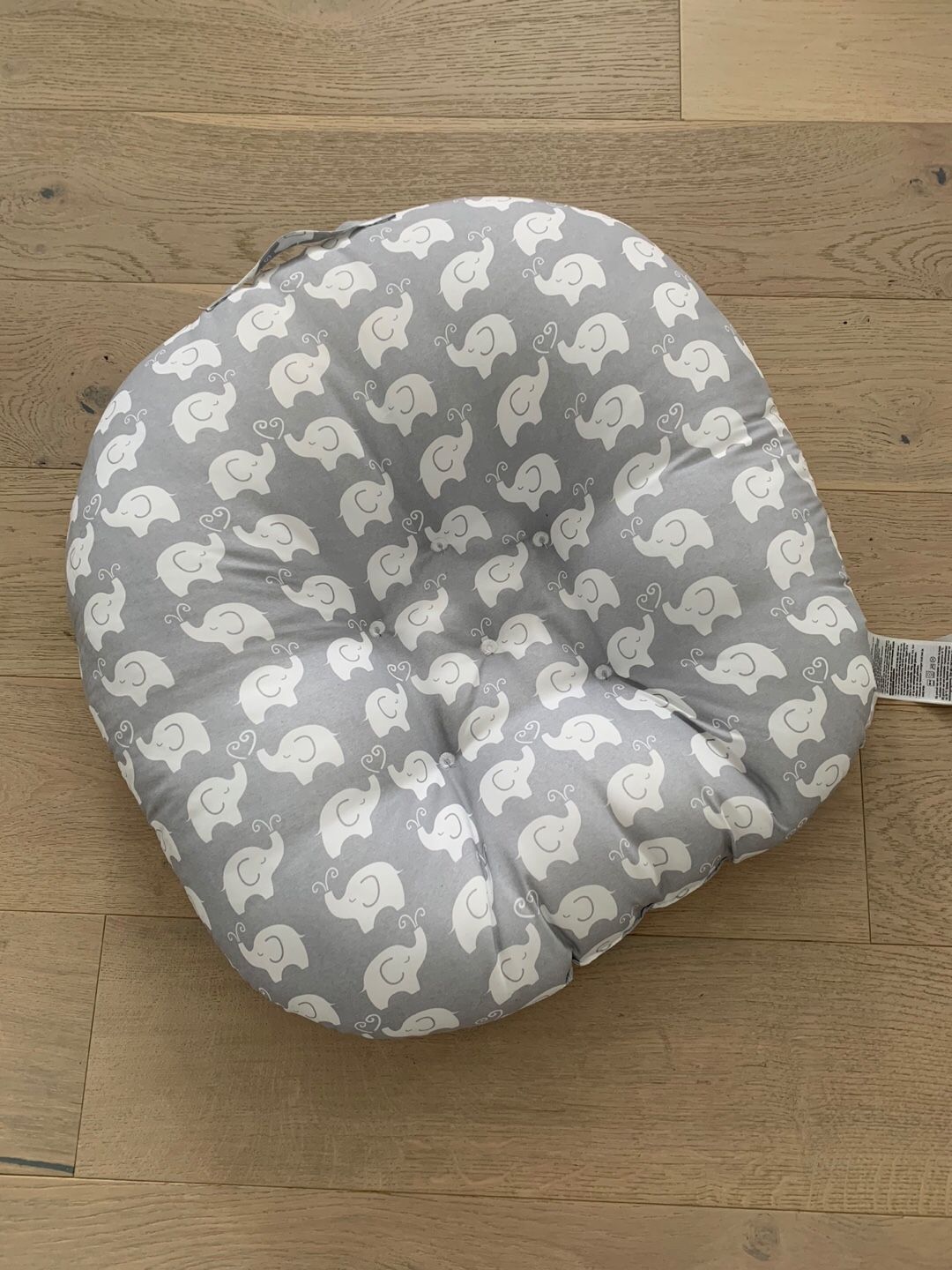 Like new grey boppy pillow lounger nursery pillow for baby infant newborn