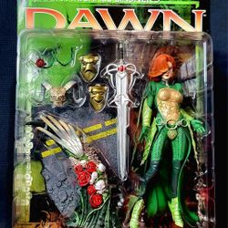 🌹McFarlane Toys *Dawn* Diamond Comics Exclusive Figure Green Outfit Linsner Vintage  1999

