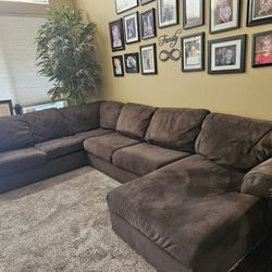 Brown Sectional Couch