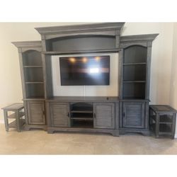 Tracy Has! A Beautiful Gray Wall Unit!