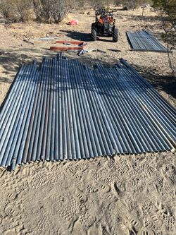 Line post postes de 1 5/8 x8 de largos