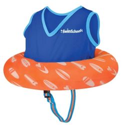 SwimSchool TOT Swim Trainer Vests for Toddlers Ages 2-4 – Boys/Girls – Learn to Swim Pool Floaties