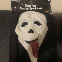 Ghost Face Wassup Spoof Mask