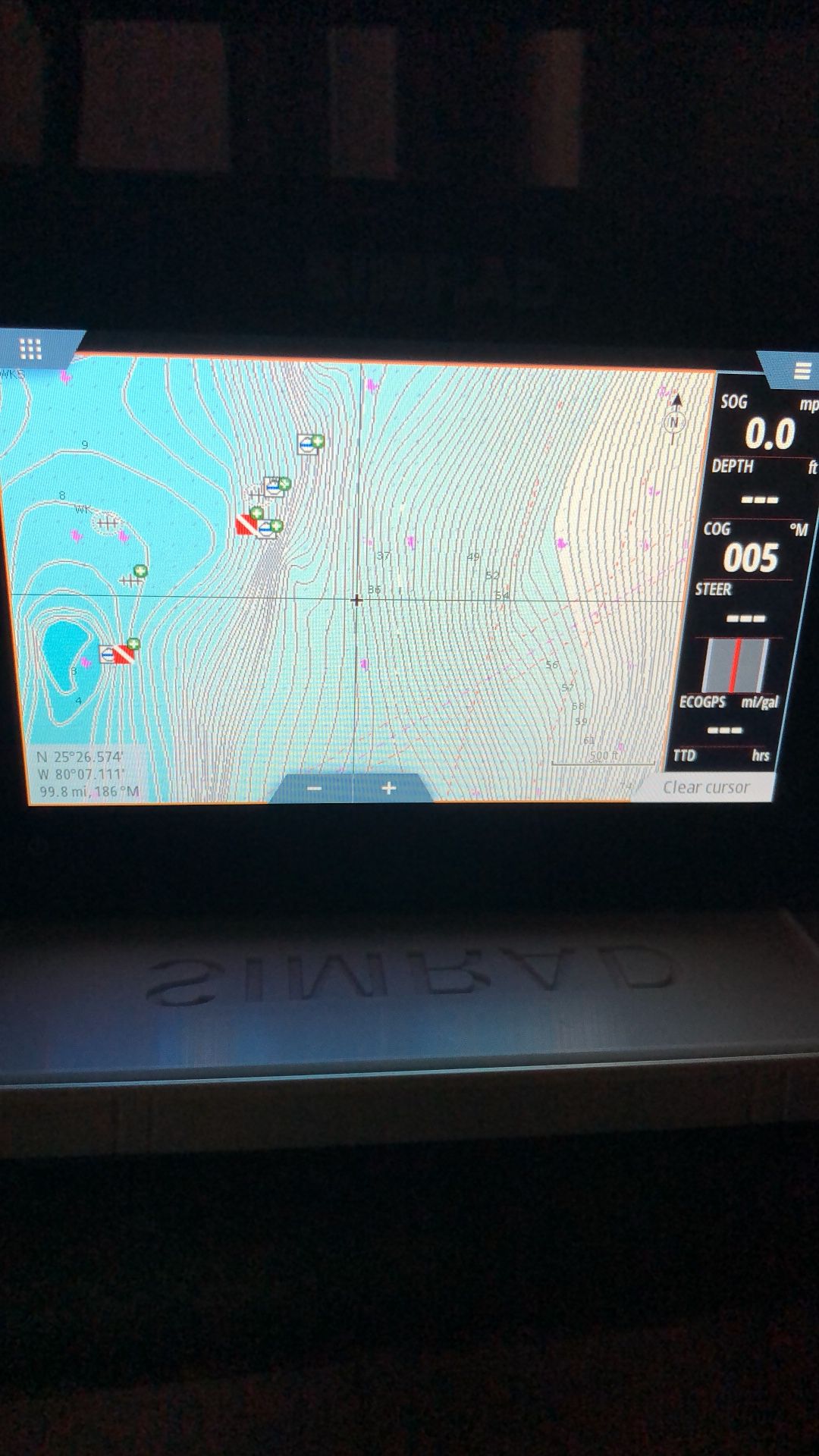 Simrad Go7xse with 3-in-1 Active Imaging Transducer