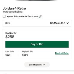 Jordan’s dS 10.5 Cement 4s Cherry 11s