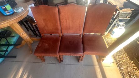 Rustic Wood Dining Chairs