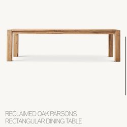 Restoration hardware dining table