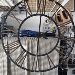 Huge Metal Clock 