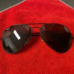Ray Ban Aviators Black Sunglasses 