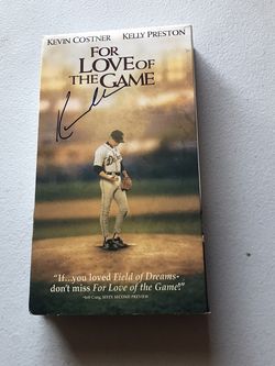 Kevin Costner Autographed DVD Cover