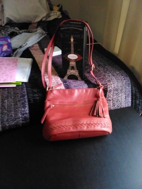 Great American Leather Works Fringe Purse
