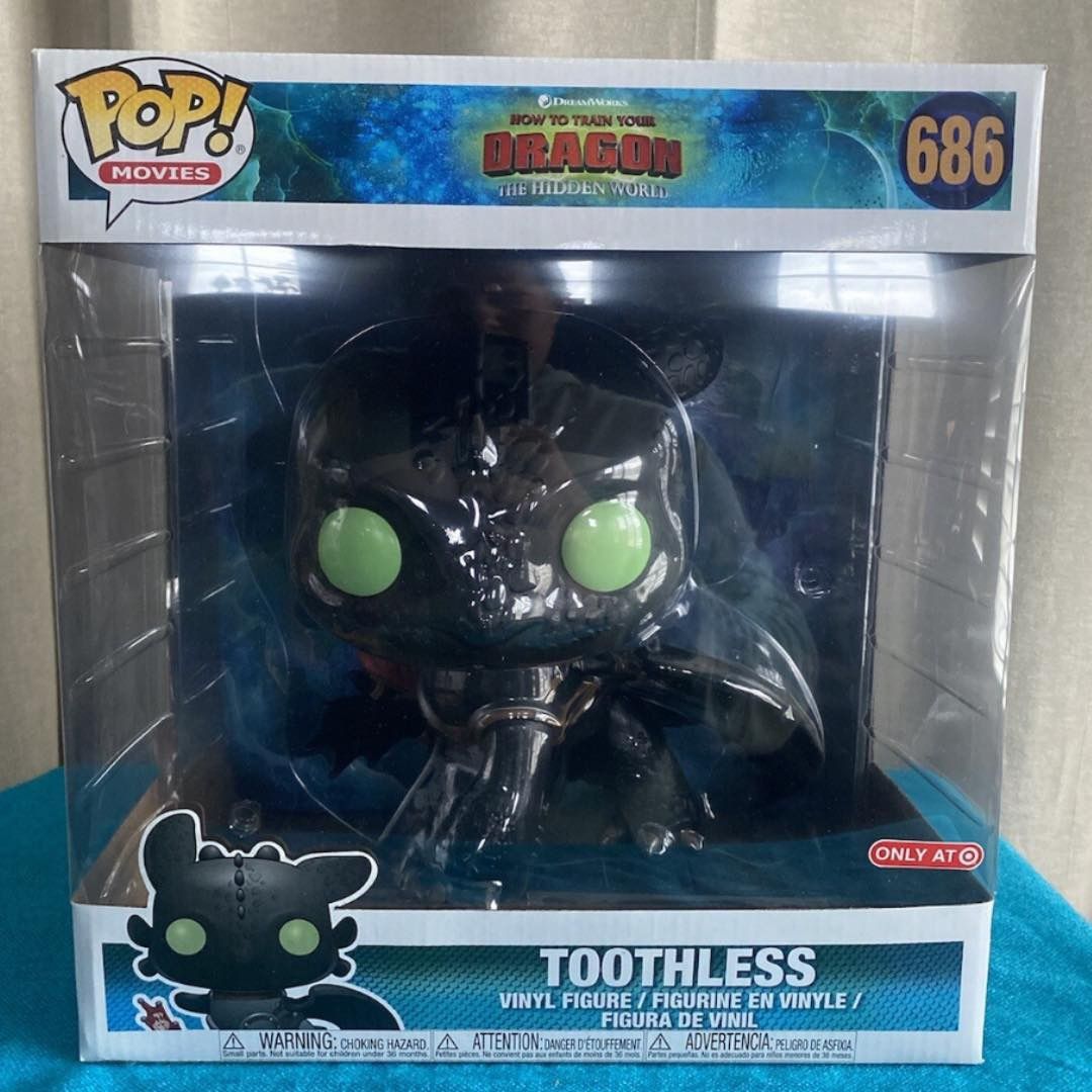 Funko HOW TO TRAIN YOUR DRAGON Toothless 10” Inch Exclusive