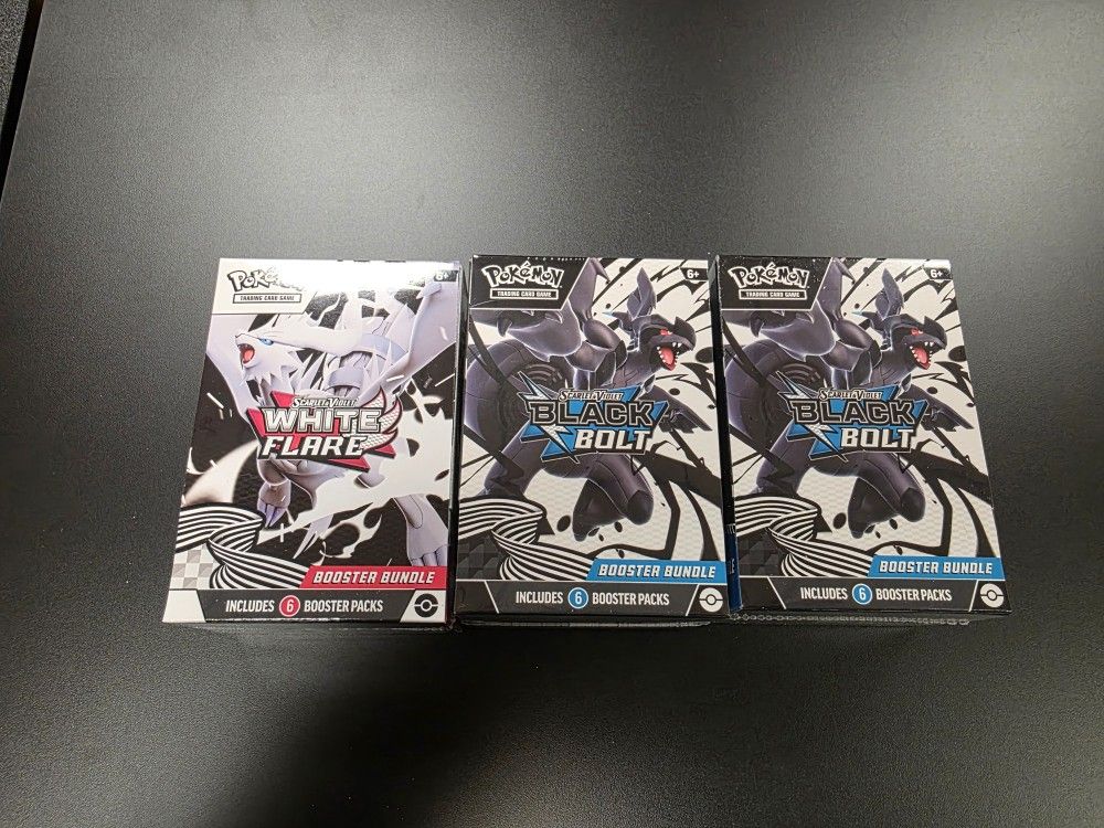 Pokemon Blackbolt White Flare Booster Bundle
