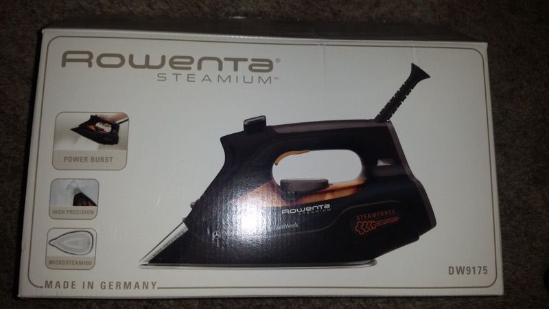 New in box, Rowenta Mercedes Benz Fashion Week, Steamium Steam Iron