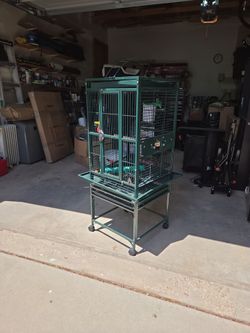 Medium sized bird cage