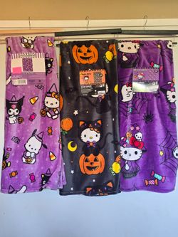 Hello Kitty Halloween Blankets 50x70