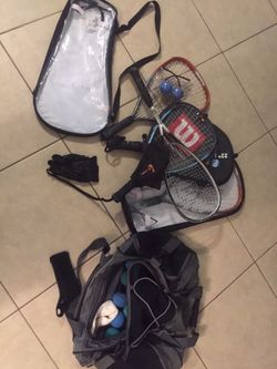 rackets and accessories
