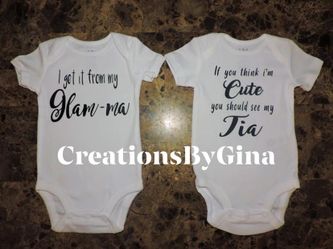 Baby personalized onesies