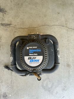 Black & Decker buff boss buffer