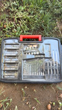 Black& decker drill bit set