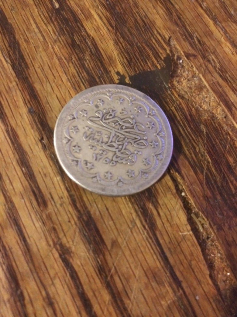 TURKEY 20 KURUS 1293 YEAR 2 1877 ,KM 722