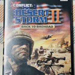 Conflict: Desert Storm II Back to Baghdad - PS2 With Manual Tested Fast Shipping