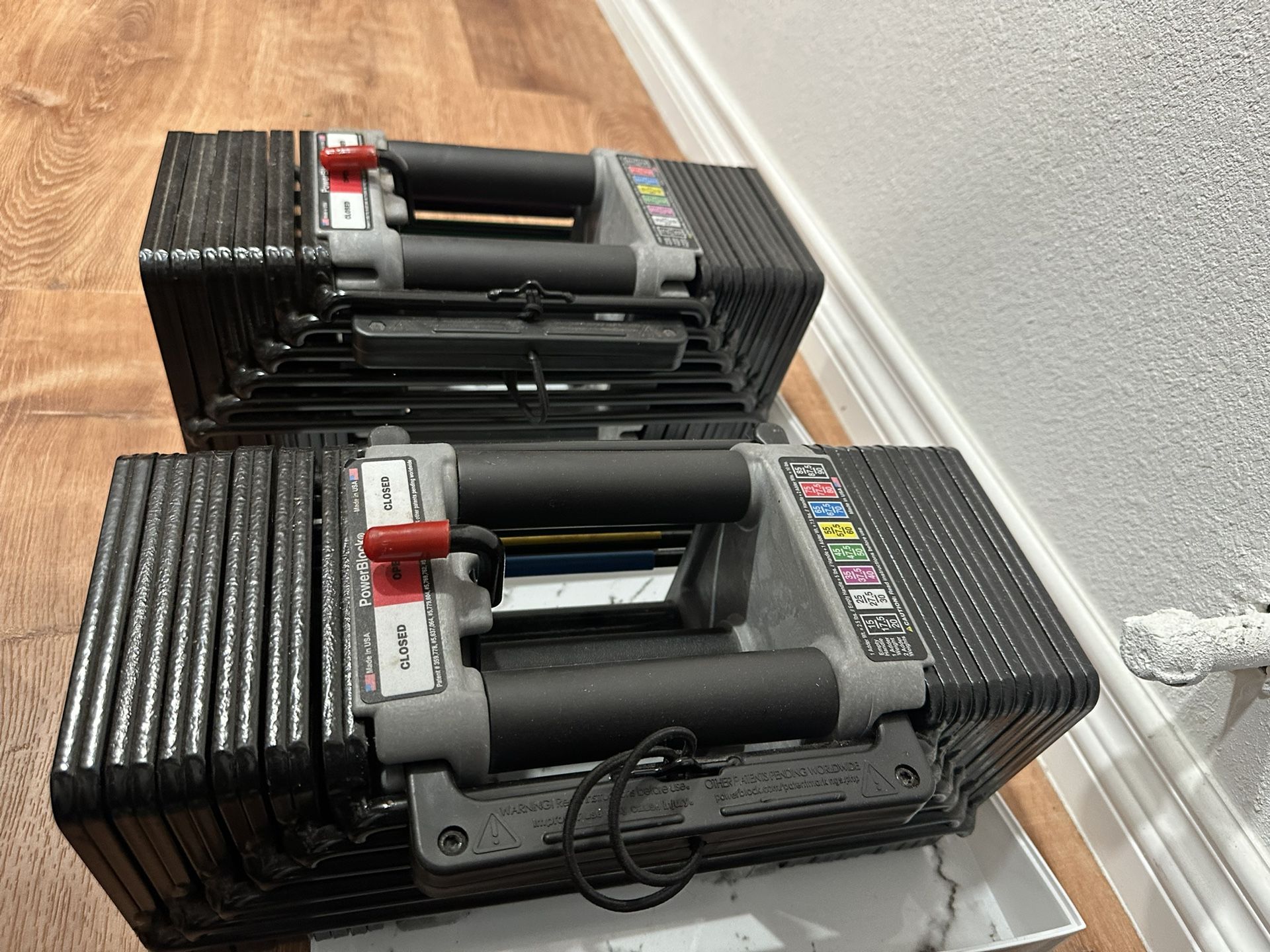 Powerblock Adjustable Dumbbells 70lbs