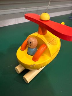 Janod Wooden Magnetic Helicopter