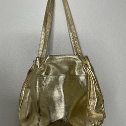 SAS Vintage Boho Metallic Gold Shoulder Bag Boho 