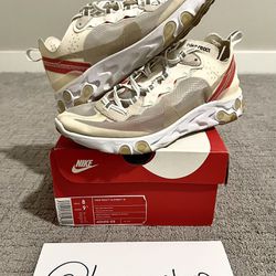 ✅Size 8 Nike React Element 87 Light Bone✅